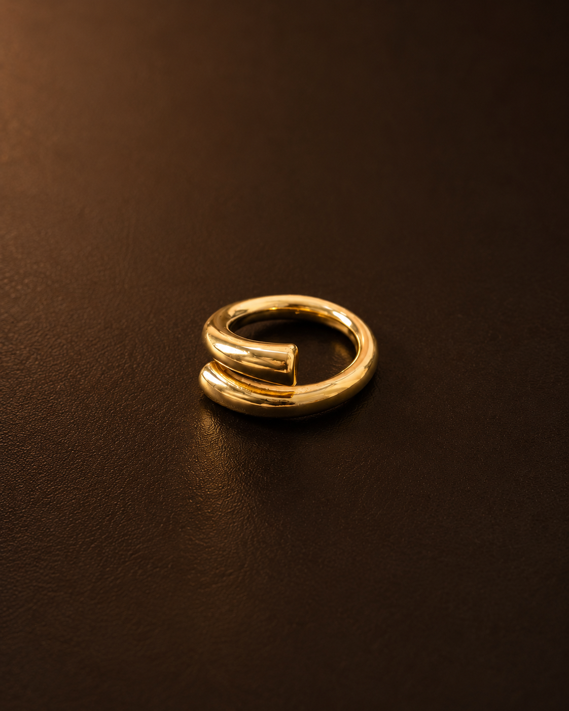 Anti-Tarnish Gold Plated Coiled Wrap Ring